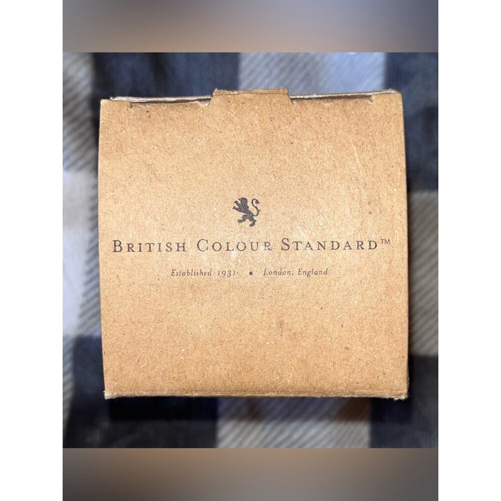 NEW! British Colour Standard Old Rose, Indigo & Pompadour Eco Pillar Candle 6” - Picture 7 of 7
